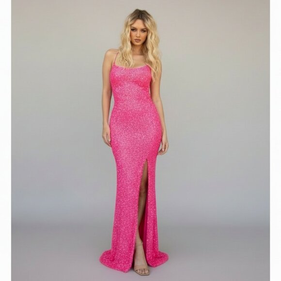 Primavera neon pink dress, size 10, NEW WITH TAGS! - Picture 1 of 2